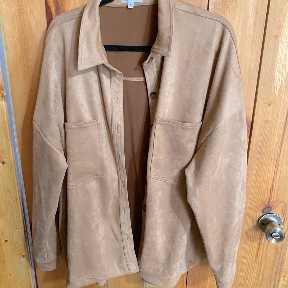 White birch fringe jacket